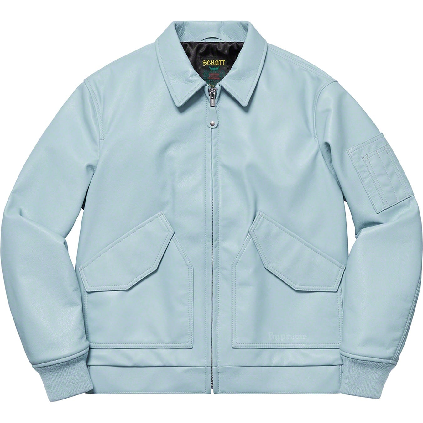 Supreme®/Schott® Leather Tanker Jacket view 4